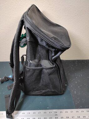 PetAmi Pet Carrier Backpack Black For Small Dogs Cats Travel Hiking Comfort